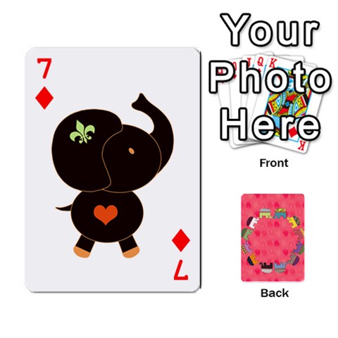 Elephant Cards By Jyothi Front - Diamond7