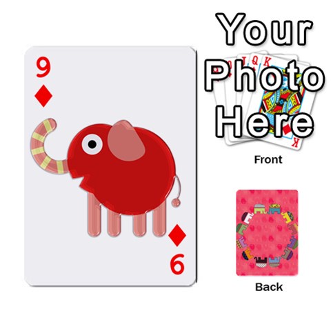 Elephant Cards By Jyothi Front - Diamond9