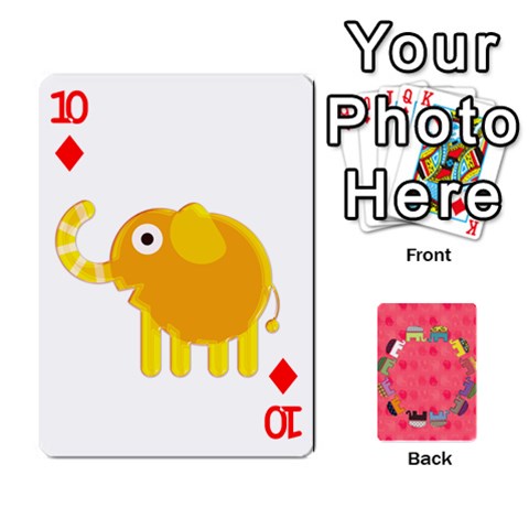Elephant Cards By Jyothi Front - Diamond10