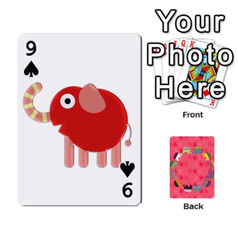 Elephant Cards By Jyothi Front - Spade9