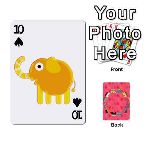 Elephant Cards By Jyothi Front - Spade10