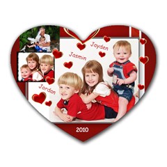 ValentineKidsLilyaGp - Heart Mousepad