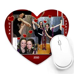 ValentineKidsFullerK - Heart Mousepad