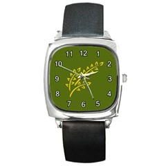 athenahealth square watch - Square Metal Watch