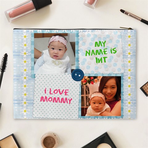 Cosmetic Bag Xl Size Mama&int By Yui Back