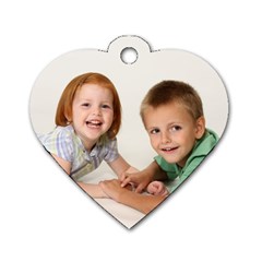 heart dog tag - Dog Tag Heart (Two Sides)