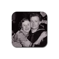 Dave s Mum & Dad - Rubber Coaster (Square)