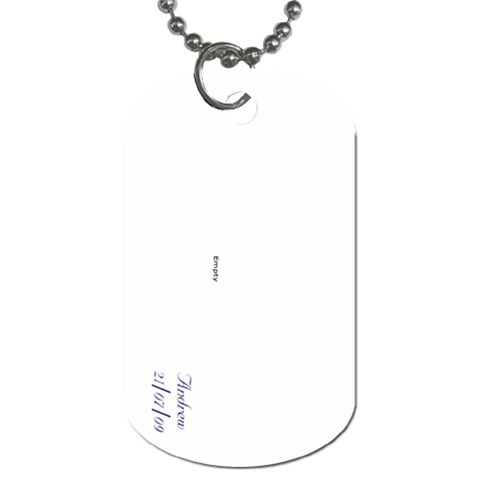 N&a Dog Tag  By Carmen Back