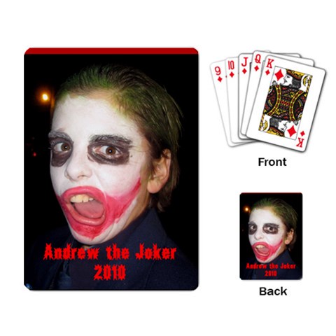 Andrew The Joker Playing Cards By Sharon Back