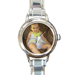 Round Italian Charm Watch