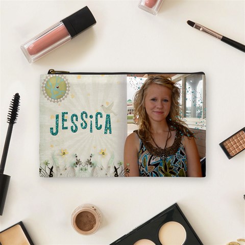 Jessica Cosmetic Bag By Kellie Simpson Front
