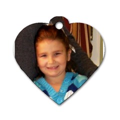 Dog Tag Heart (One Side)