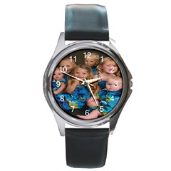 Grandbabies Watch - Round Metal Watch