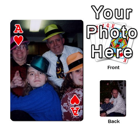 Ace Ashe Cards By Nancy L Miller Front - HeartA