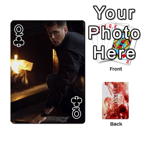 Queen Supernatural Playing Cards By Leigh Front - ClubQ