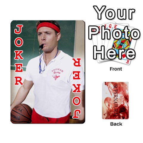Supernatural Playing Cards By Leigh Front - Joker2
