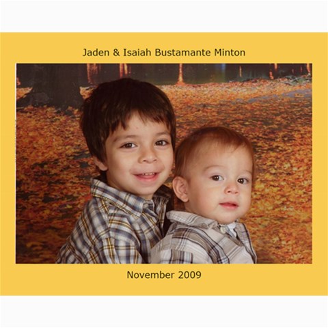 Jaden & Isaiah Collage By Kathryn Holderman 10 x8  Print - 1