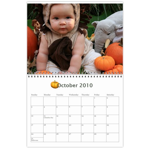 Calendar By Jessica Oct 2010