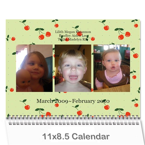 Cherry Calendar By Dania Mcalister Cover