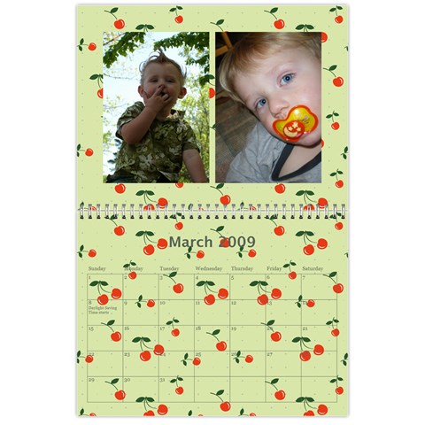 Cherry Calendar By Dania Mcalister Mar 2009