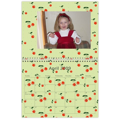 Cherry Calendar By Dania Mcalister Apr 2009