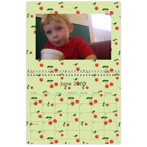 Cherry Calendar By Dania Mcalister Jun 2009