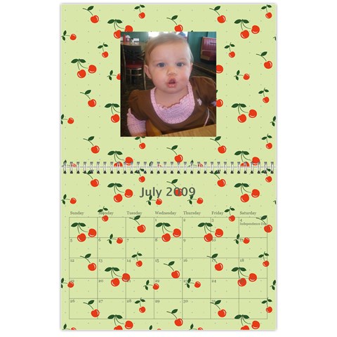 Cherry Calendar By Dania Mcalister Jul 2009