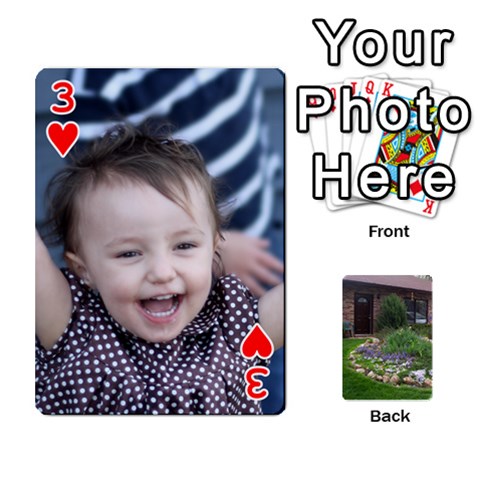 Playing Cards Front - Heart3