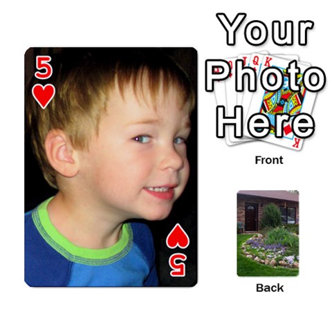 Playing Cards Front - Heart5