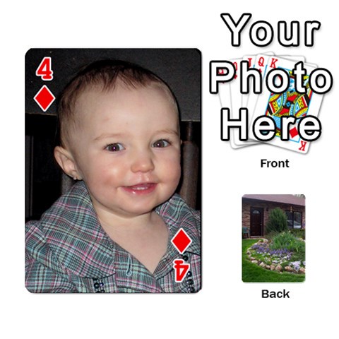 Playing Cards Front - Diamond4