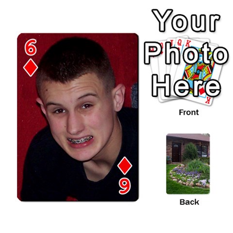 Playing Cards Front - Diamond6