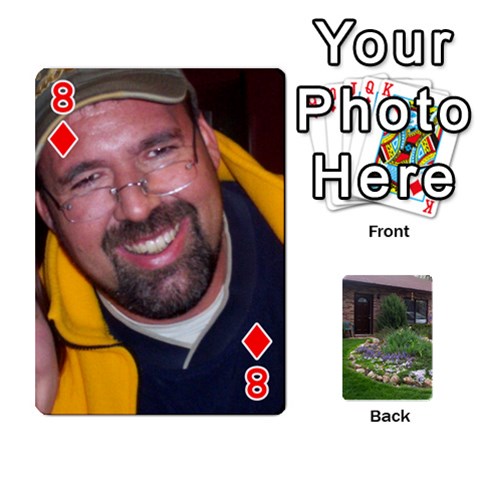 Playing Cards Front - Diamond8