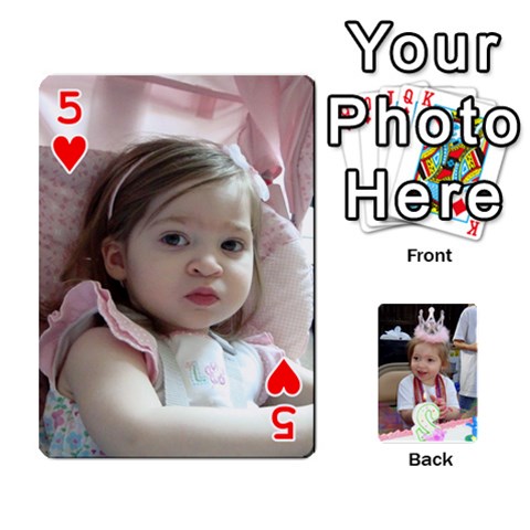 Deck Of Cards By Cynthia Front - Heart5