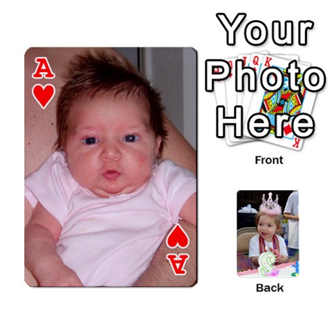 Ace Deck Of Cards By Cynthia Front - HeartA