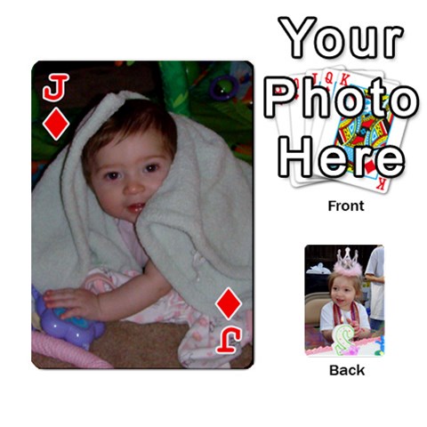 Jack Deck Of Cards By Cynthia Front - DiamondJ