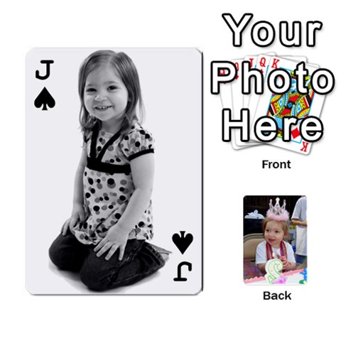 Jack Deck Of Cards By Cynthia Front - SpadeJ