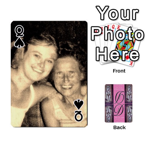 Queen Dede Deck By Julie Wilber Front - SpadeQ