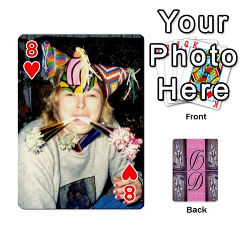 Dede Deck By Julie Wilber Front - Heart8