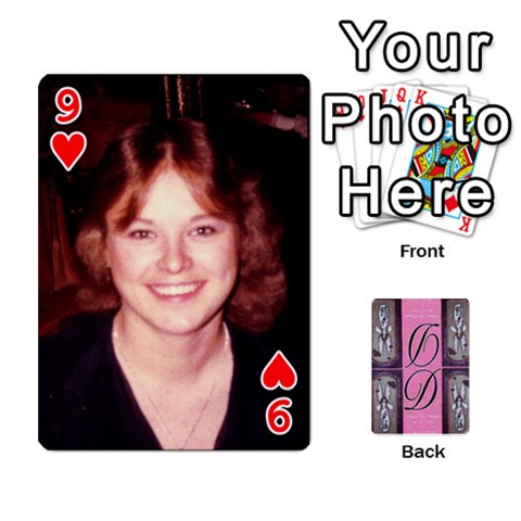 Dede Deck By Julie Wilber Front - Heart9
