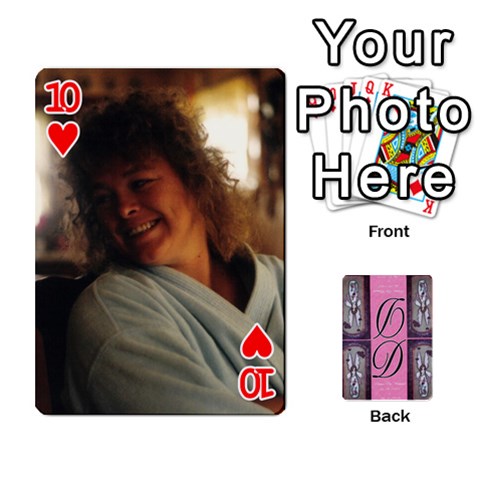 Dede Deck By Julie Wilber Front - Heart10