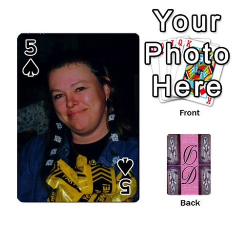 Dede Deck By Julie Wilber Front - Spade5