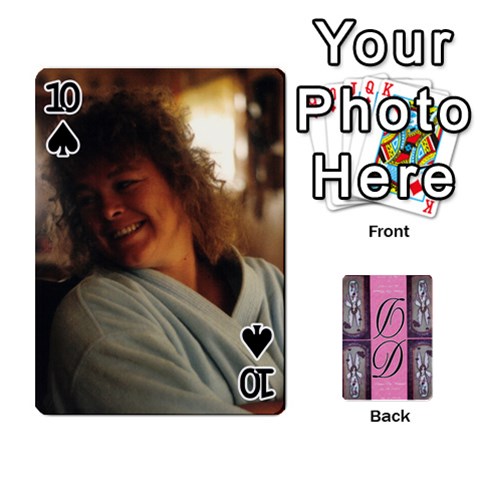 Dede Deck By Julie Wilber Front - Spade10