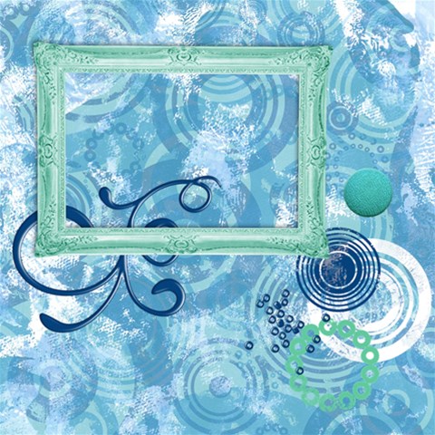 Kiddie Pool Quick Pages By Mikki 12 x12  Scrapbook Page - 1