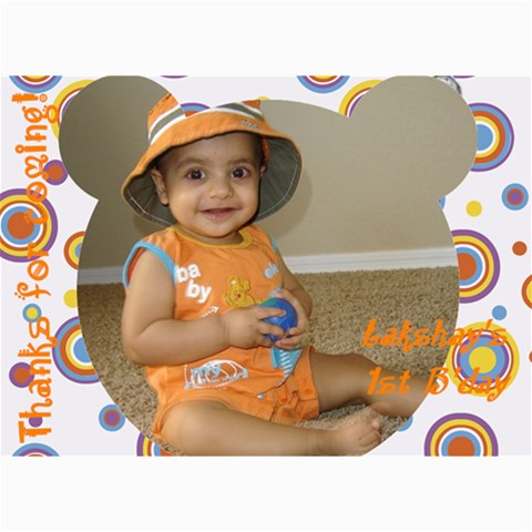 Laksh By Shilpy Rastogi 7 x5  Photo Card - 6