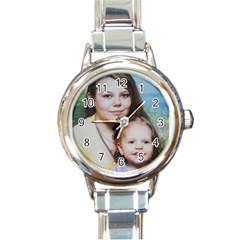 Round Italian Charm Watch