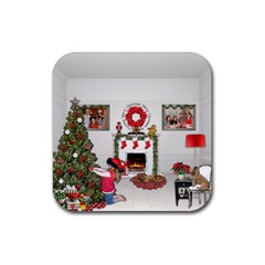 Square rubber coaster - Rubber Coaster (Square)