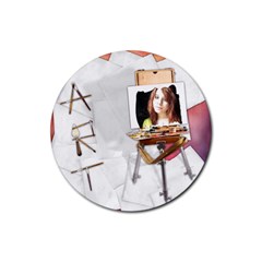 Round Rubber Coaster - Rubber Coaster (Round)