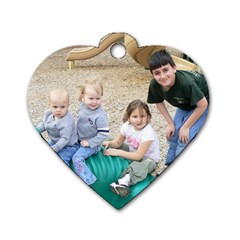 Dog Tag Heart (One Side)