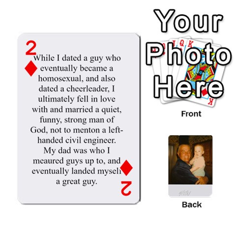 Memories Of Dad By Erica Front - Diamond2
