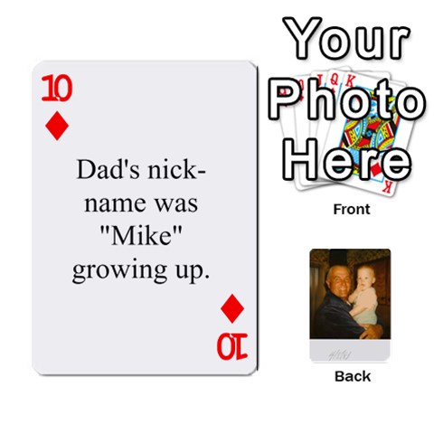 Memories Of Dad By Erica Front - Diamond10